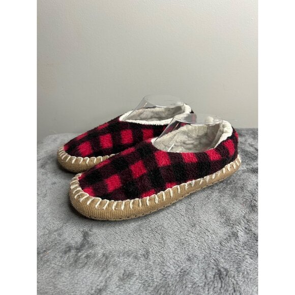 Maurices kids buffalo plaid slipper socks sz 5/6 comfortable christmas holiday - Picture 3 of 6